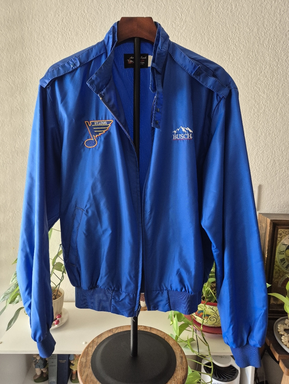 Vintage Anheuser Busch A&Eagle Collection 90s St. Louis Blues Jacket Size L